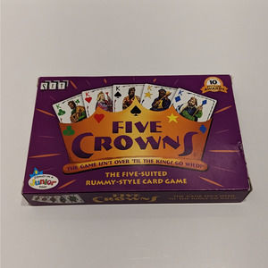 Five Crowns : A Five Rummy Style Card Game, 1 to 7 players, Ages 8+